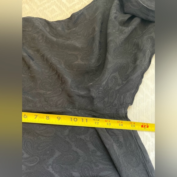 CP Shades Sausalito Women Rayon Paisley Print Pants Black Size Medium - Picture 7 of 8